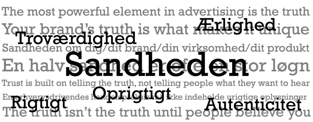 Sig sandheden i dine reklamer og din markedsføring