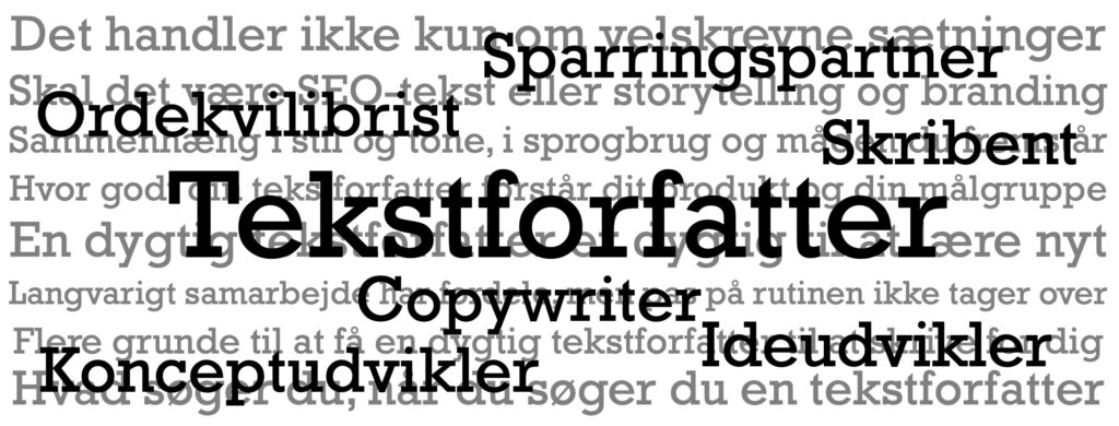 Hvad søger du, når du søger en dygtigt tekstforfatter?